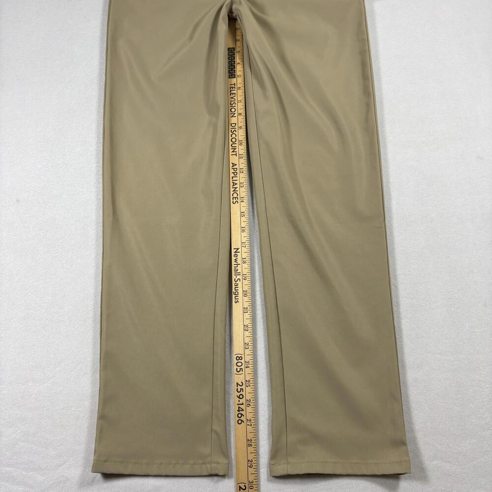 Dennis Mens Khaki Straight Fit Work Pants Size 32x30 Durable Classic Chino - Picture 5 of 9
